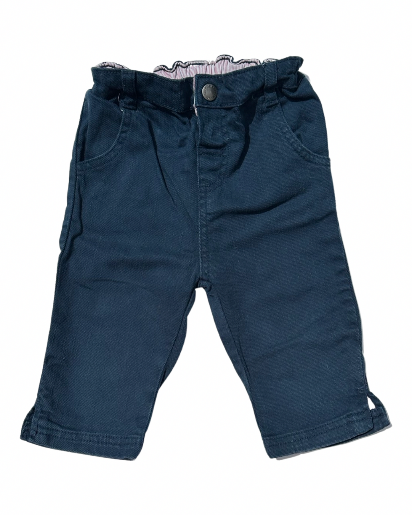 JoJo Maman Bebe navy cropped trousers (size 2-3yrs)