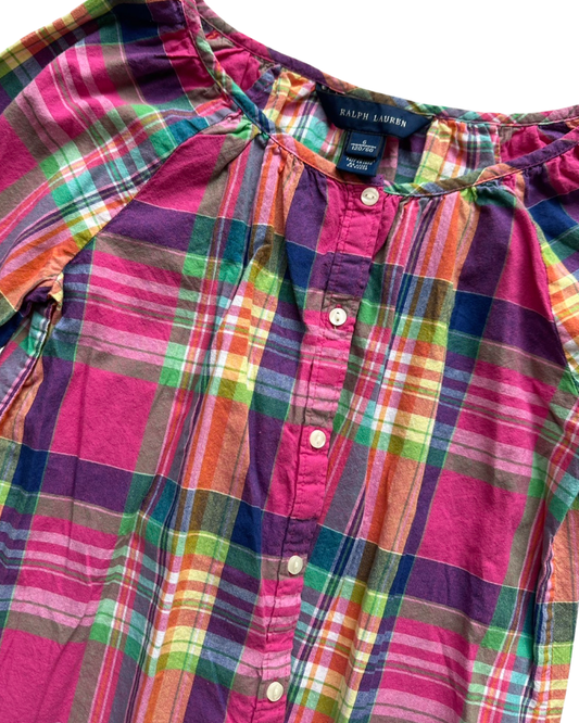 Ralph Lauren checked blouse (5-6yrs)