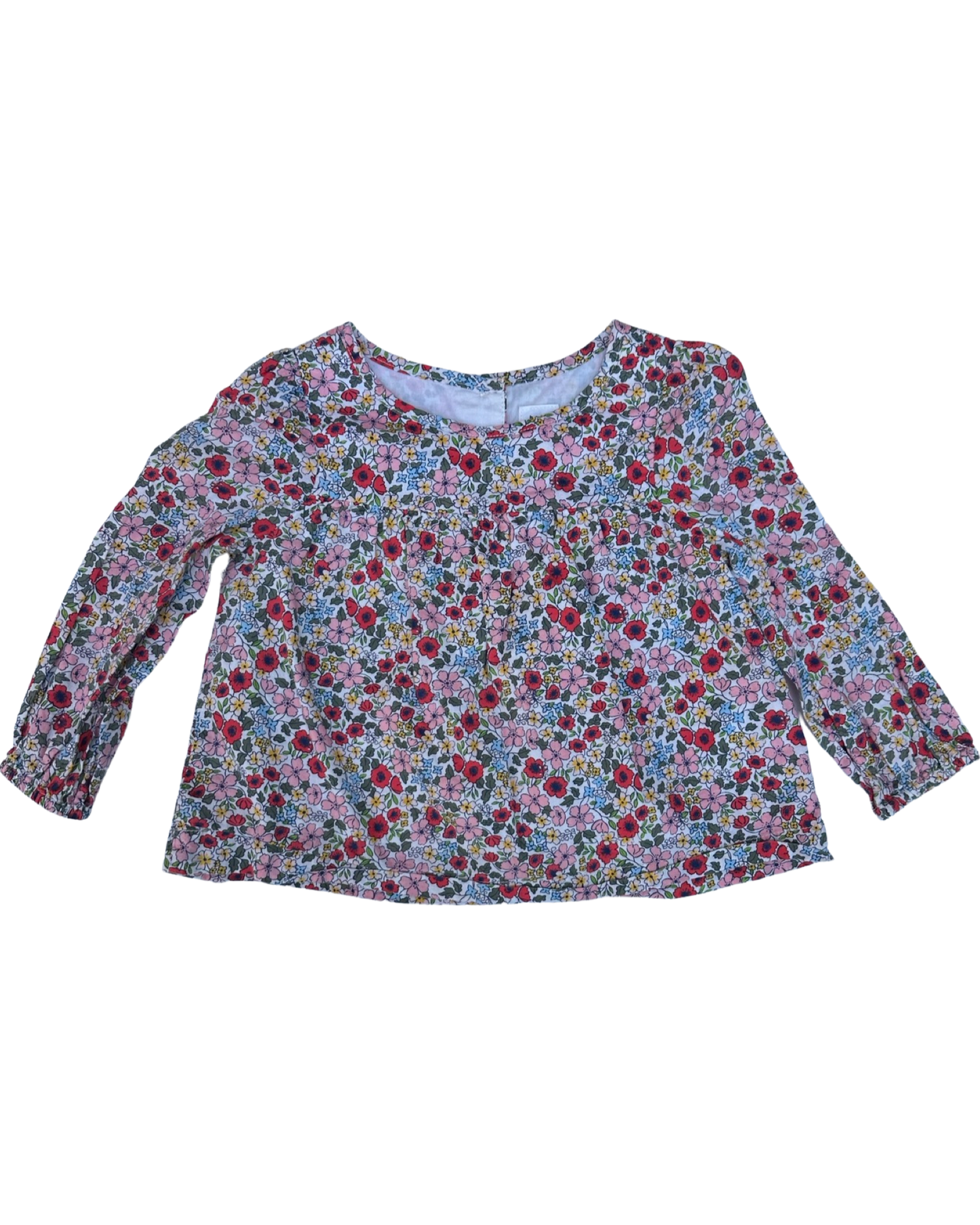 Baby Gap floral cotton blouse (size 12-18mths)