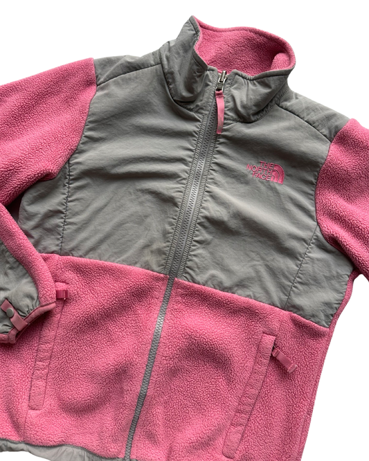 Vintage The North Face Denali fleece jacket in pink(10-12yrs)