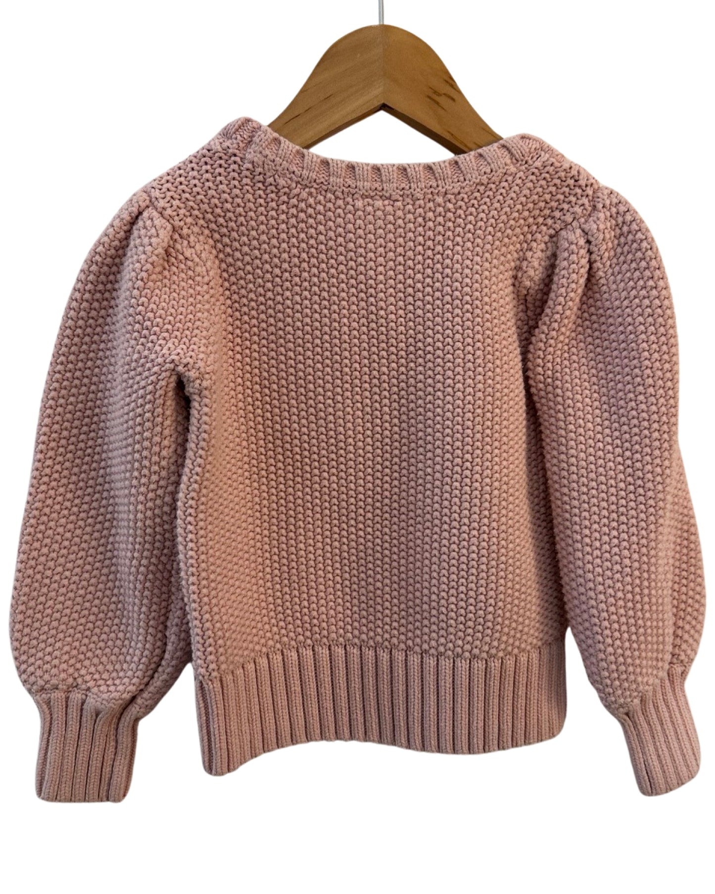 Baby Gap pink cable knit jumper (4-5yrs)
