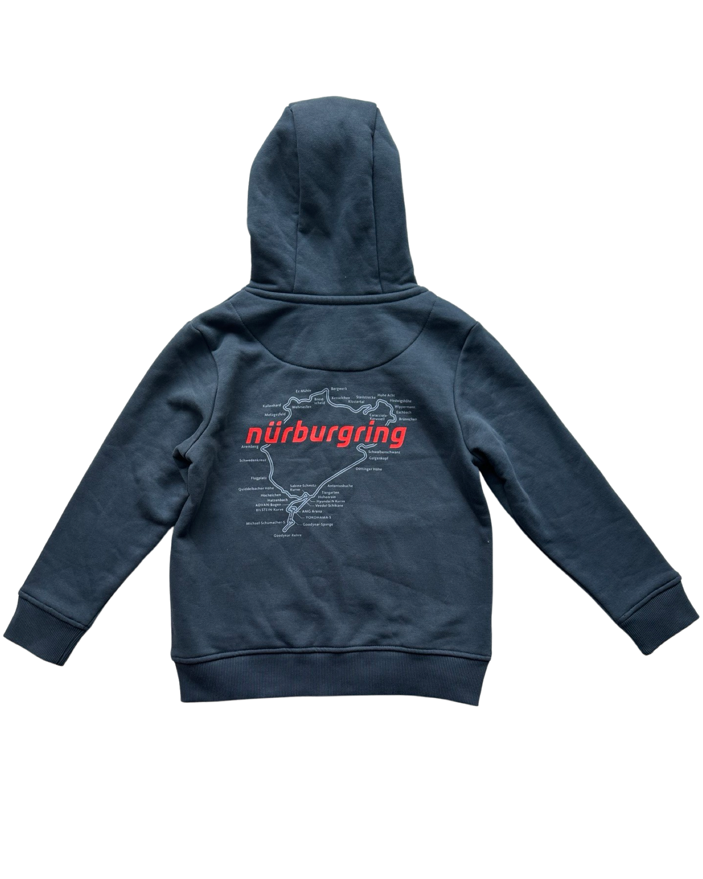 Nurburgring racing navy zip up hoodie (5-6yrs)