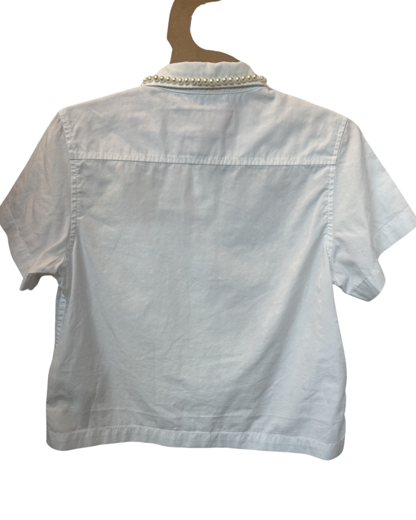 Simone Rocha x H&M pearl trim shirt (size 3-4yrs)