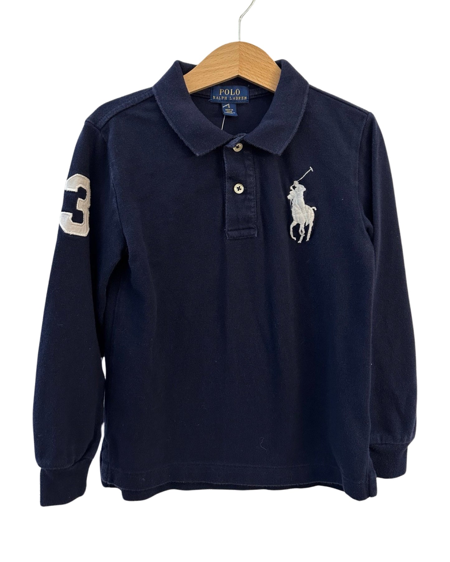 Vintage Ralph Lauren polo in navy (4-5yrs)