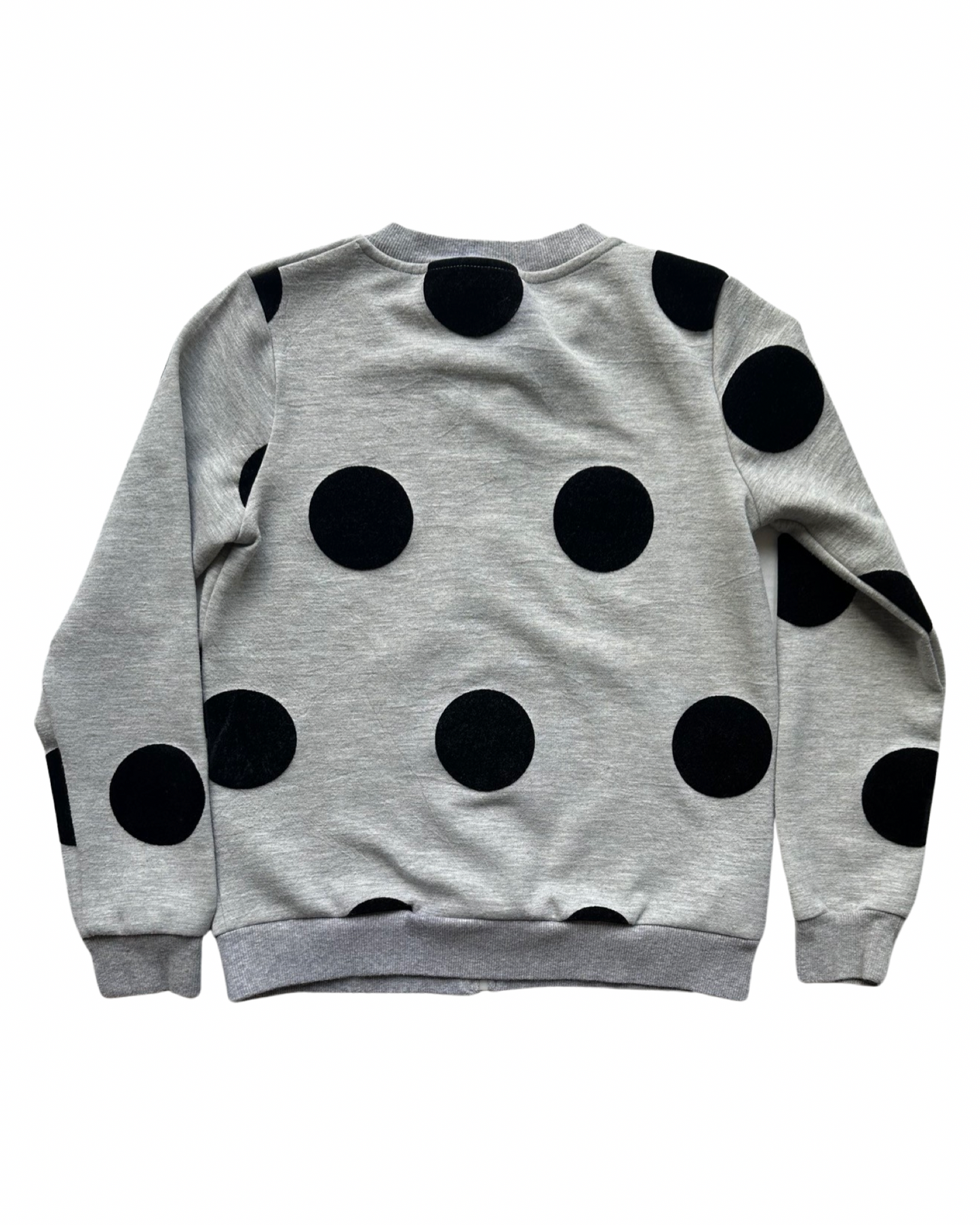 Guess grey polka dot zipped sweatshirt (9-10yrs)