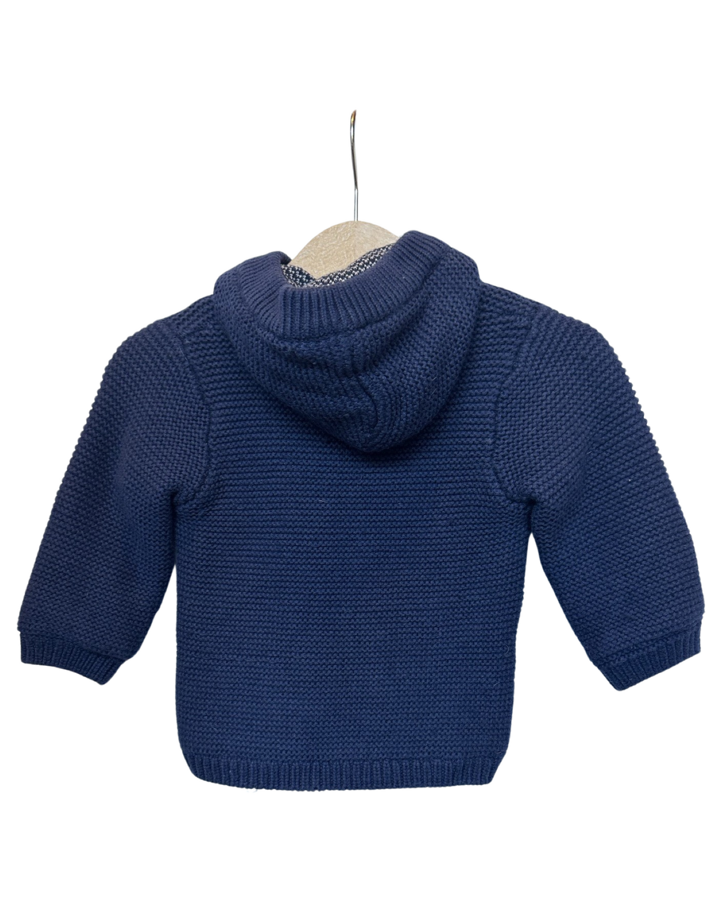 Mayoral navy hooded cardigan (size 2-4mths)