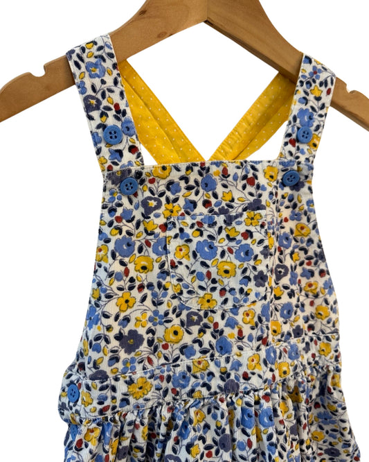 Jojo Maman Bebe floral needlecord dress (3-4yrs)