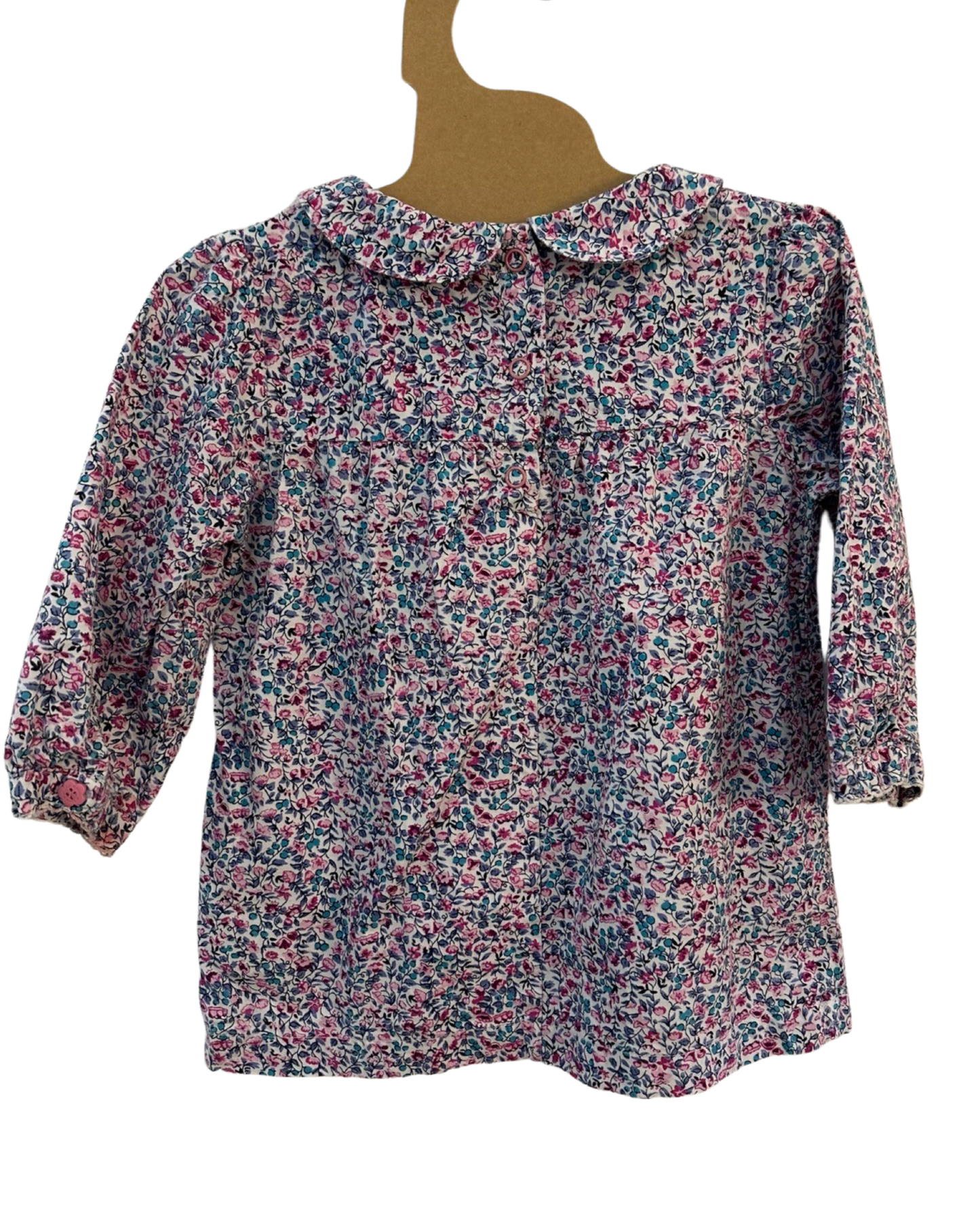 JoJo Maman Bebe ditzy floral print blouse (size 3-4yrs)