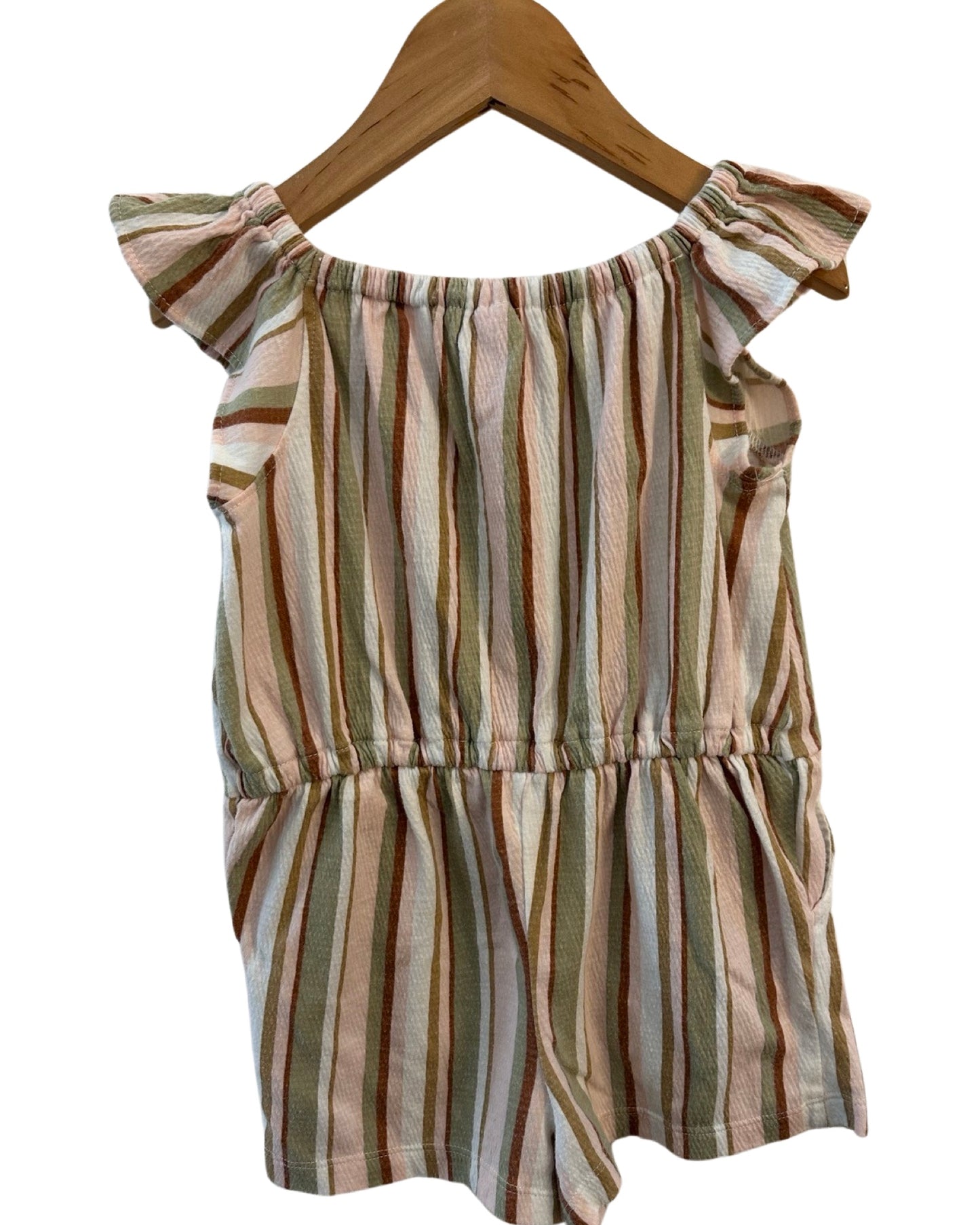 Carters striped short romper (3-4yrs)