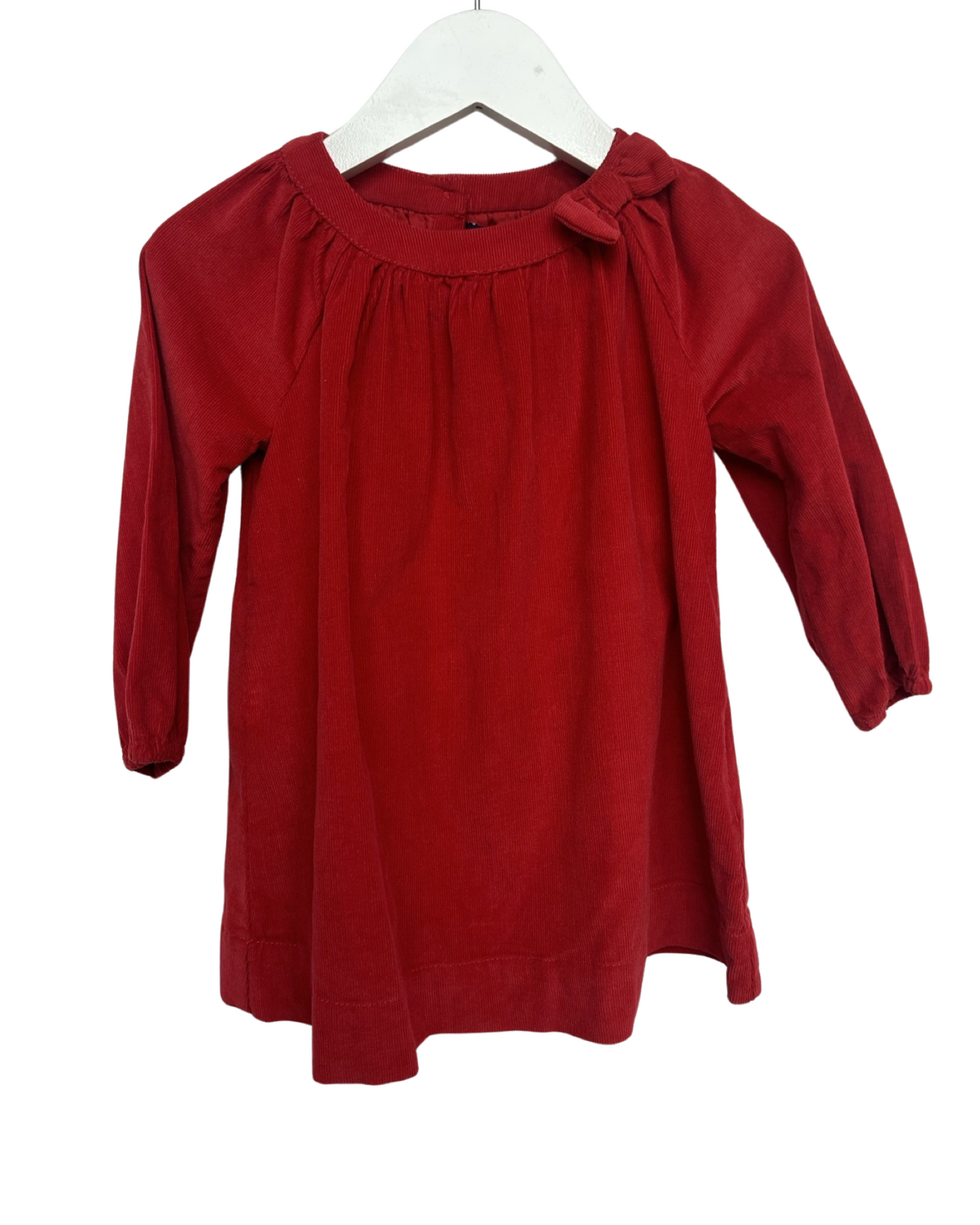 Baby Gap red needlecord dress (size 12-18mths)