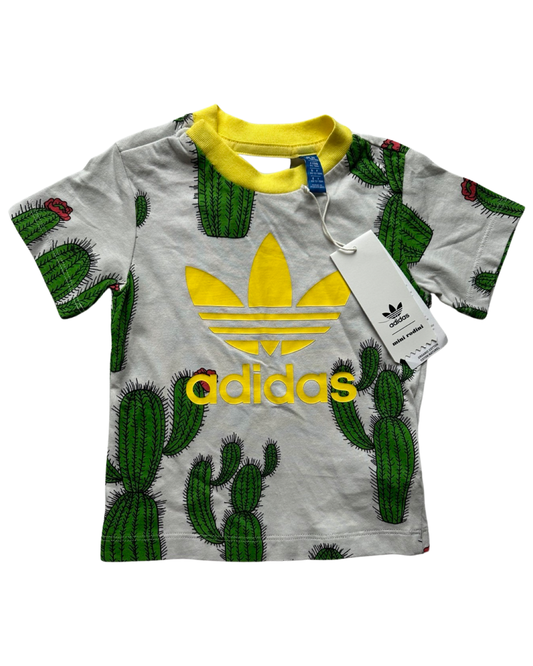 Mini Rodini x Adidas cactus print t shirt (12-18mths)
