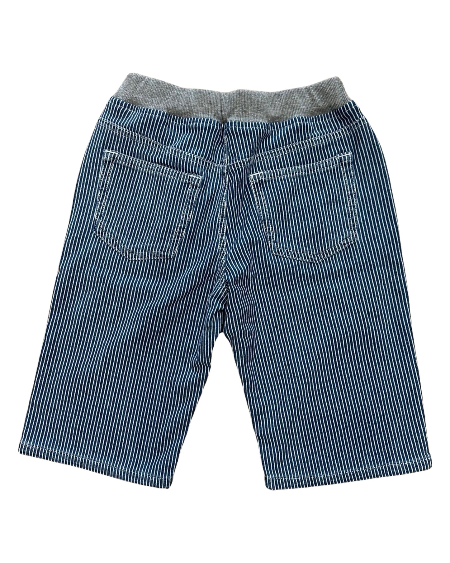 Muji striped cotton half pants (6-7yrs)