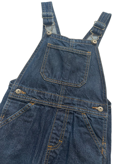 Vintage Wrangler dark wash overalls (4-5yrs)