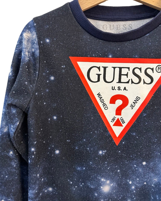 Vintage Guess space print sweater (4-5yrs)