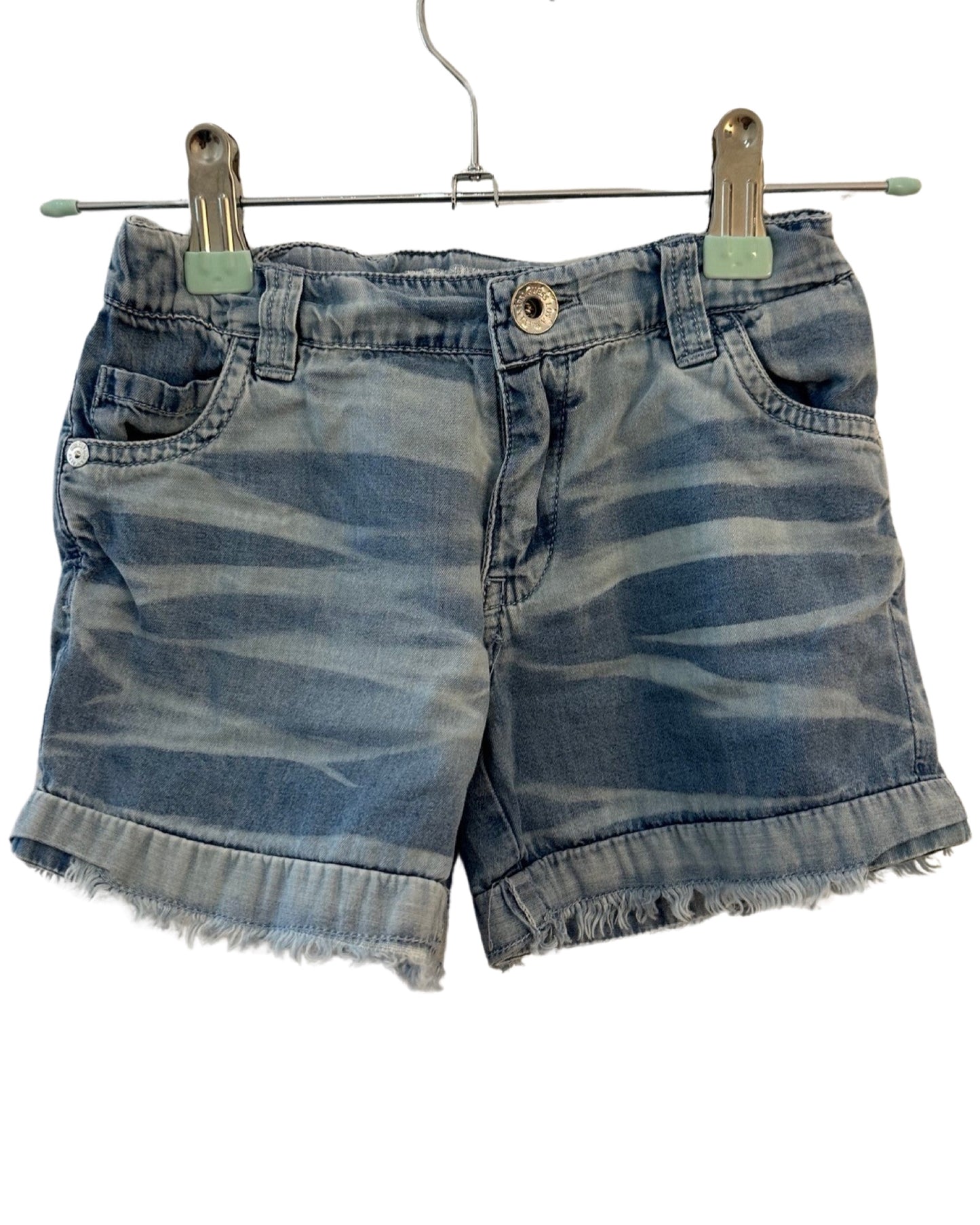 Guess kids light wash denim shorts (5-6yrs)