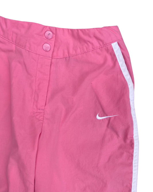Nike vintage cropped pink wide leg trousers (4-5yrs)