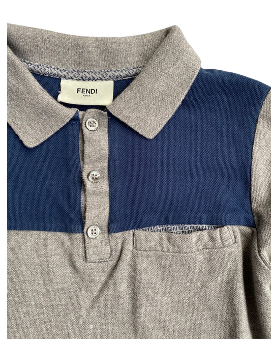 Vintage Fendi long sleeve polo shirt (6-7yrs)