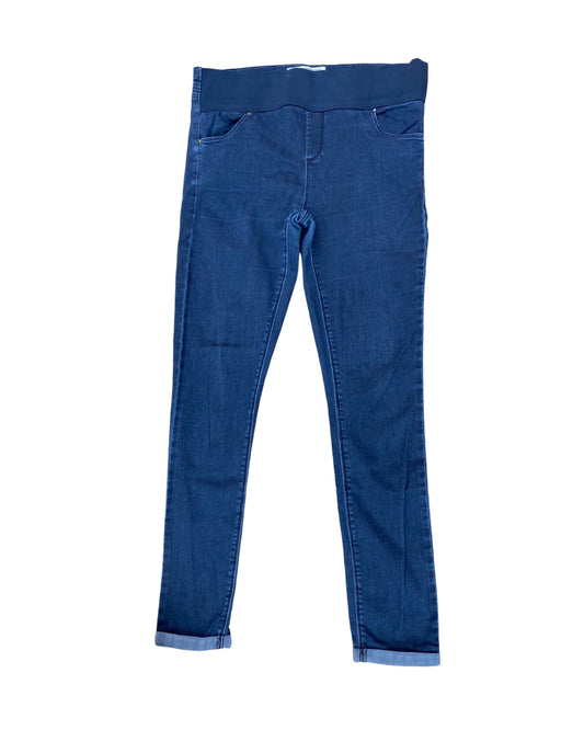 Topshop maternity leigh under bump indigo wash jeans (size 12 L32)