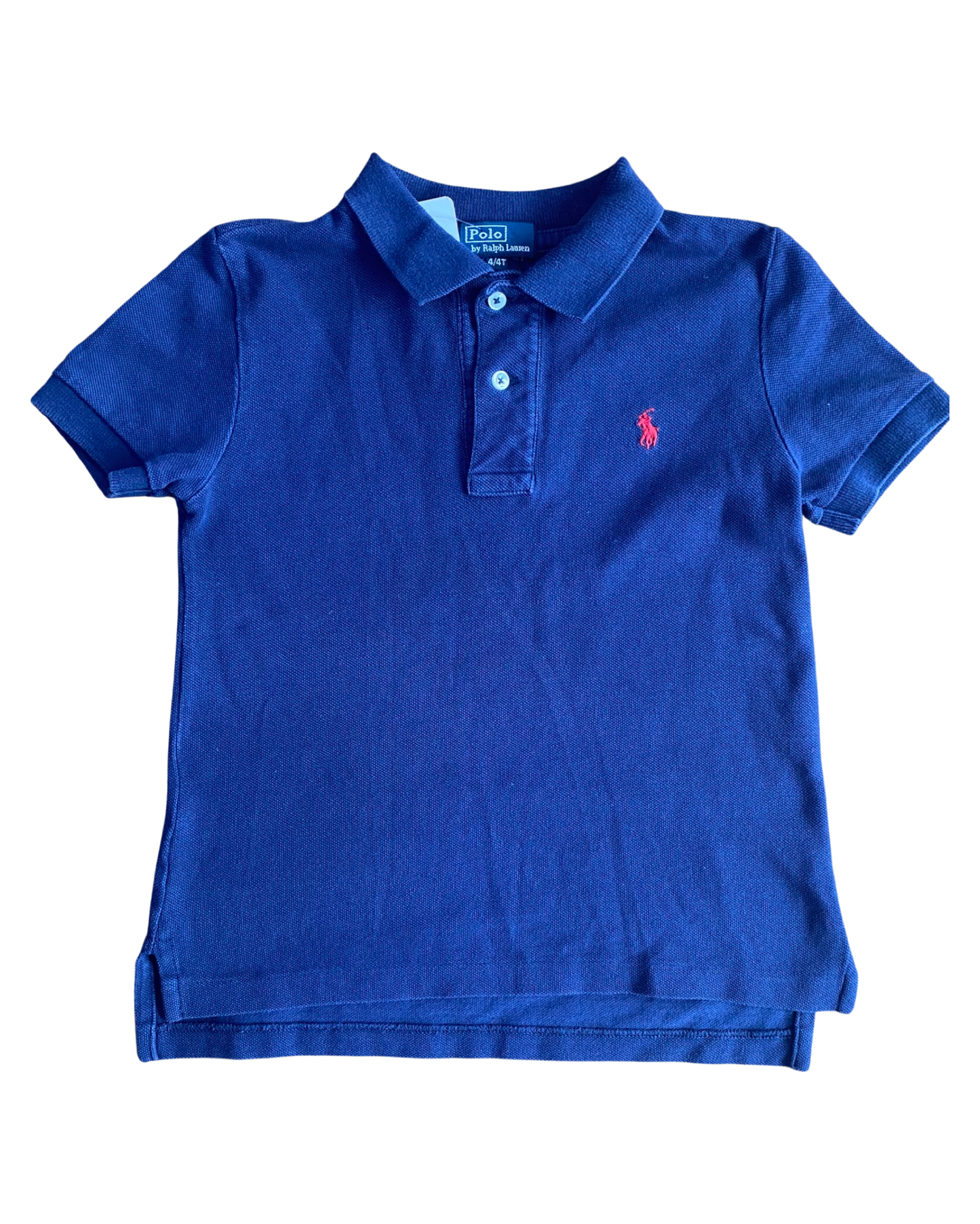 Ralph Lauren navy polo shirt (3-4yrs)