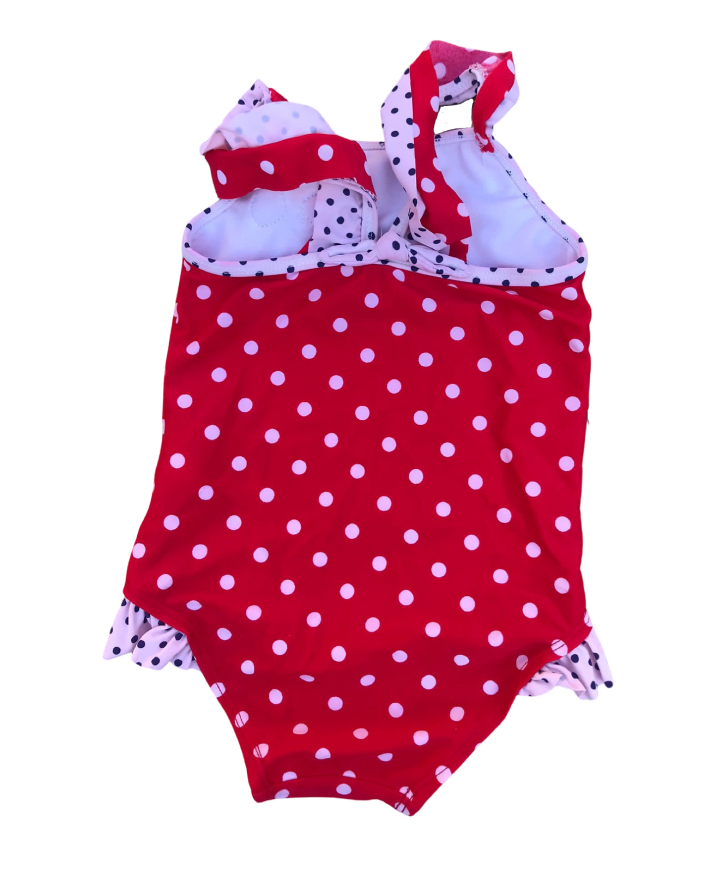 Mothercare dotty swimsuit (size 12-18mths)