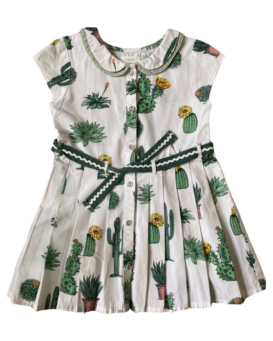 Next cactus print shirt dress (size 12-18mths)