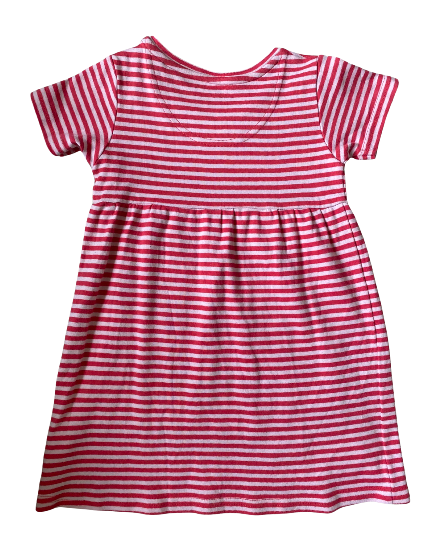 Frugi striped pink jersey dress (size 2-3yrs)
