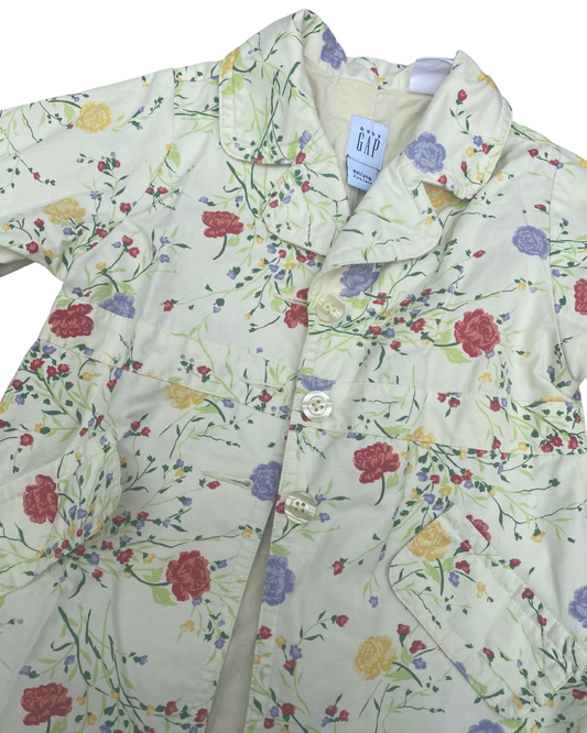 Baby Gap floral print jacket (size 1-2yrs)