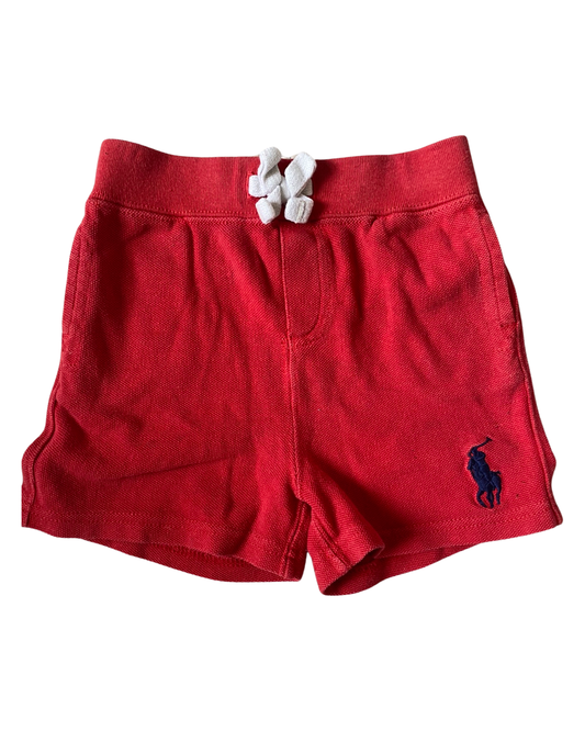 Ralph Lauren Polo red baby shorts (size 6-9mths)