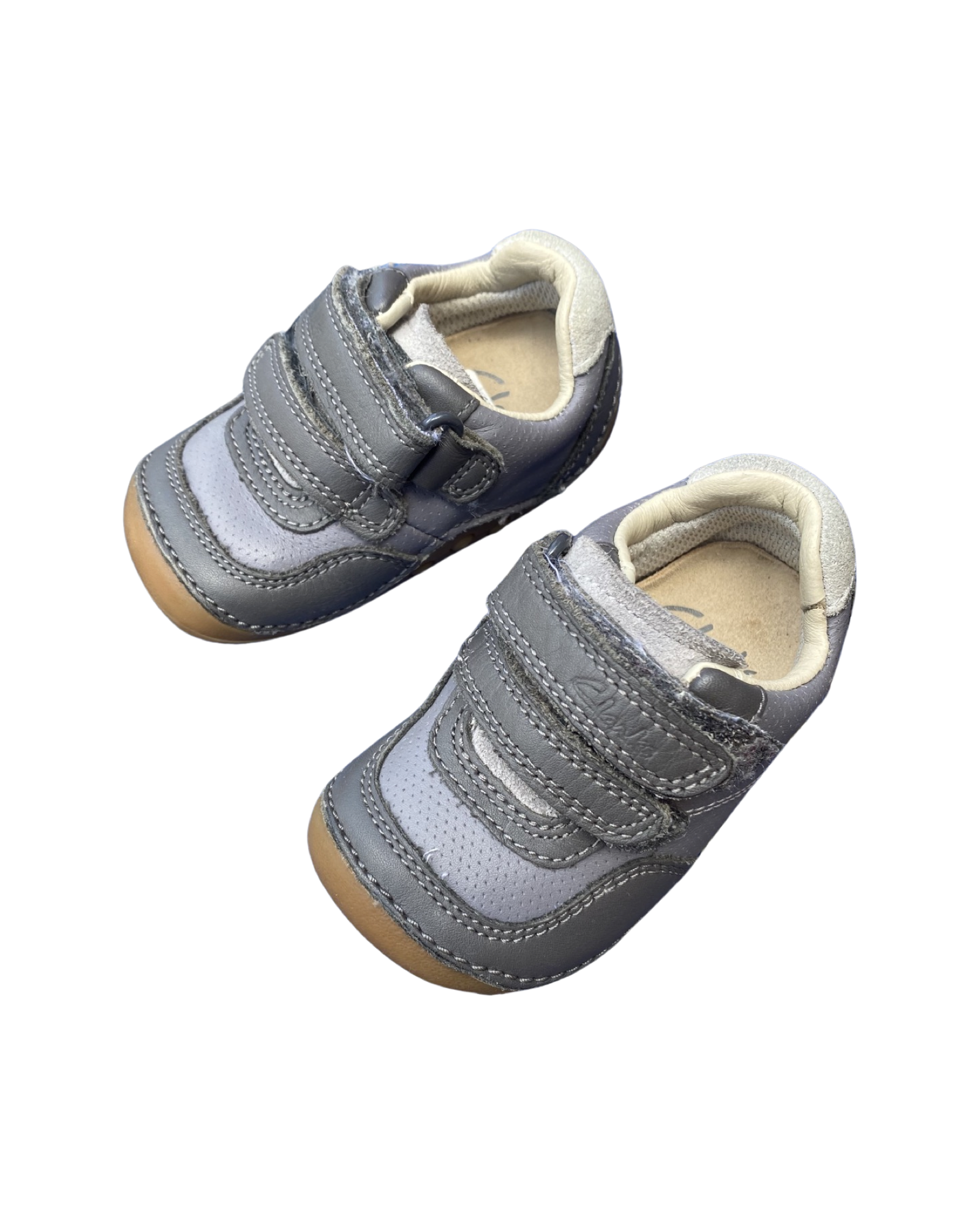 Clarks Tiny Sky first walker shoes suze EU19 UK3F Mini garms gang