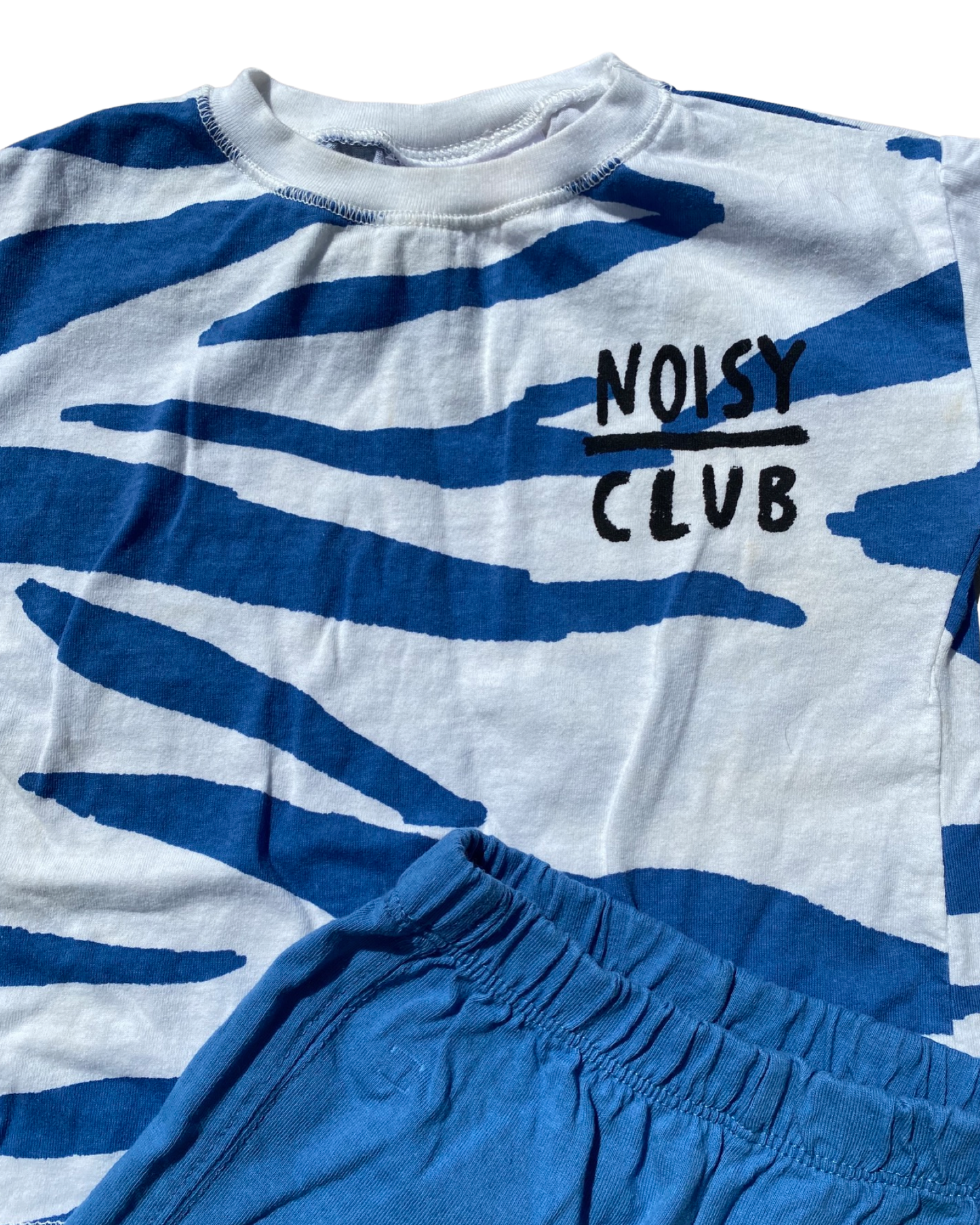 Baby Zara 'Noisy Club' 2 piece t shirt & shorts set (9-12mths)