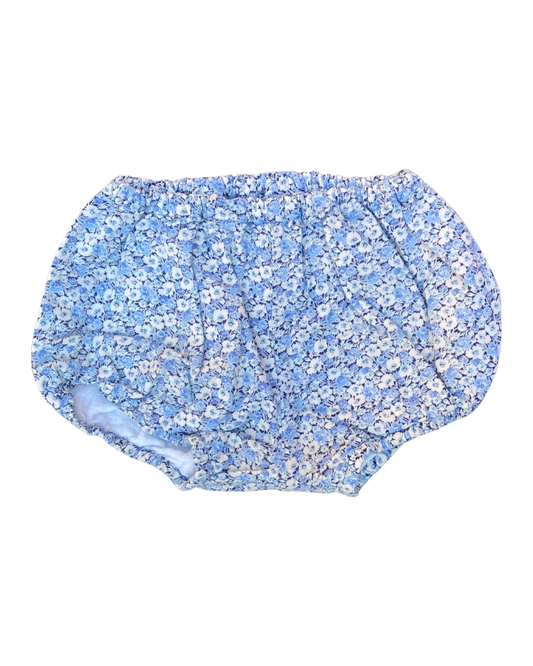 Caramel floral print cotton baby bloomers (9-12mths)