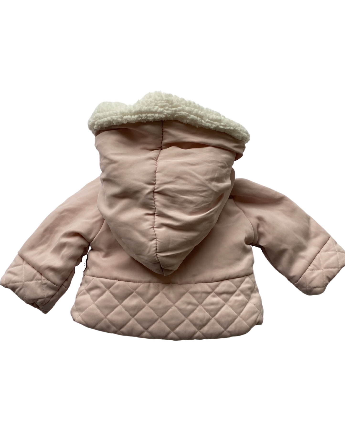 La Redoute padded soft pink jacket (0-1mth)