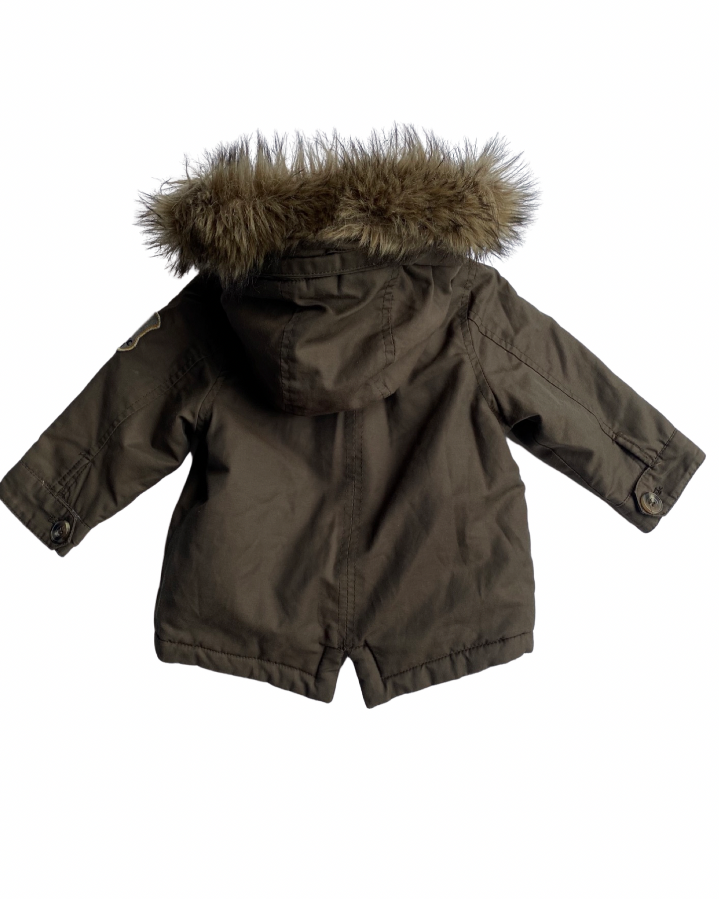 Baby Zara brown parka jacket (6-9mths)