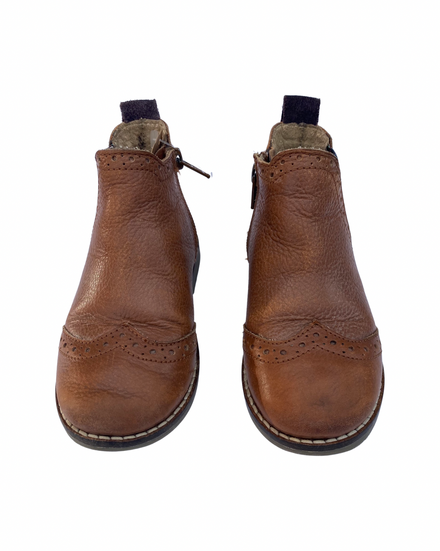 Mini Boden tan chelsea boots (size UK8/EU26)