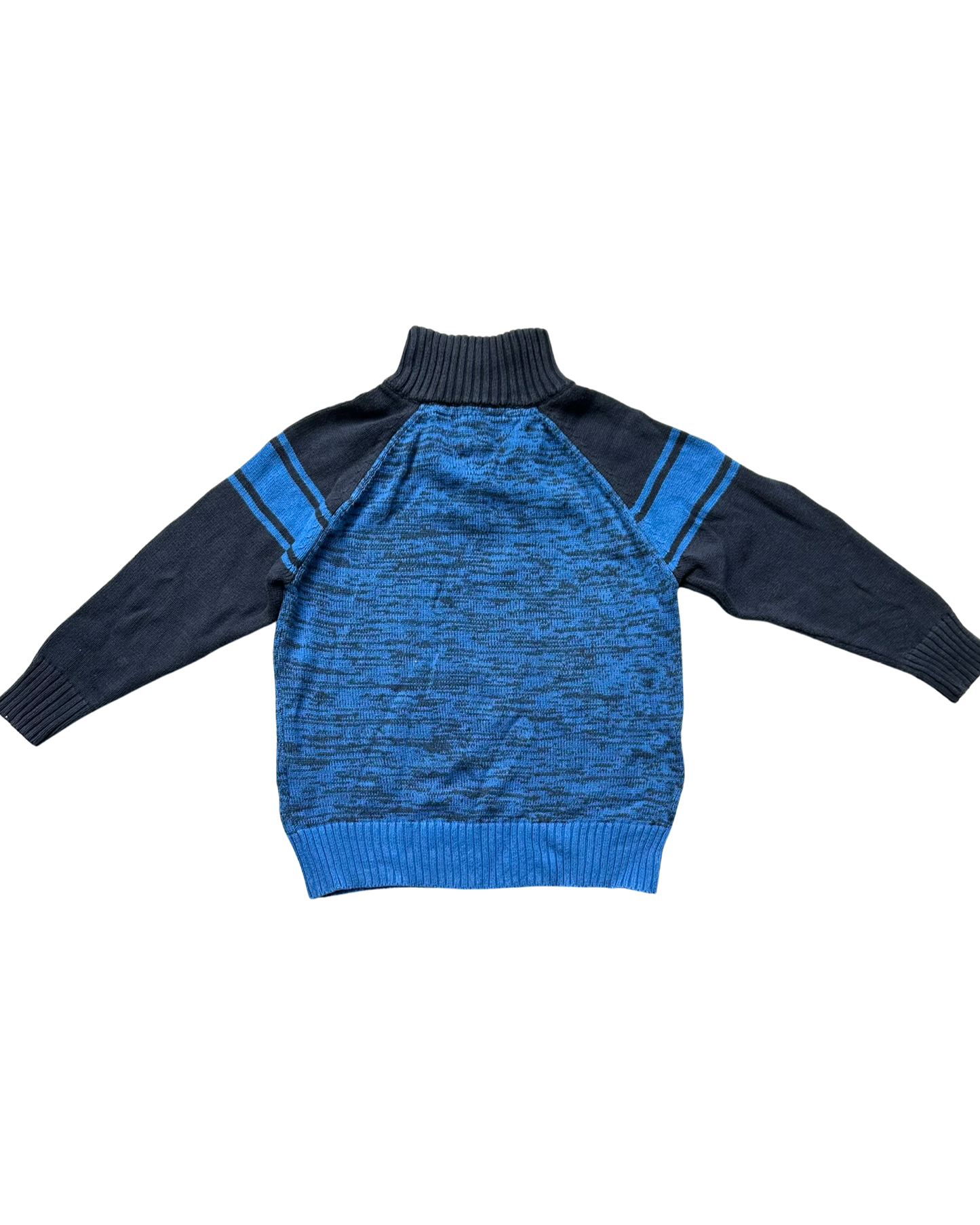 Vintage Tommy Hilfiger blue mix 1/4 zip knit jumper (4-5yrs)
