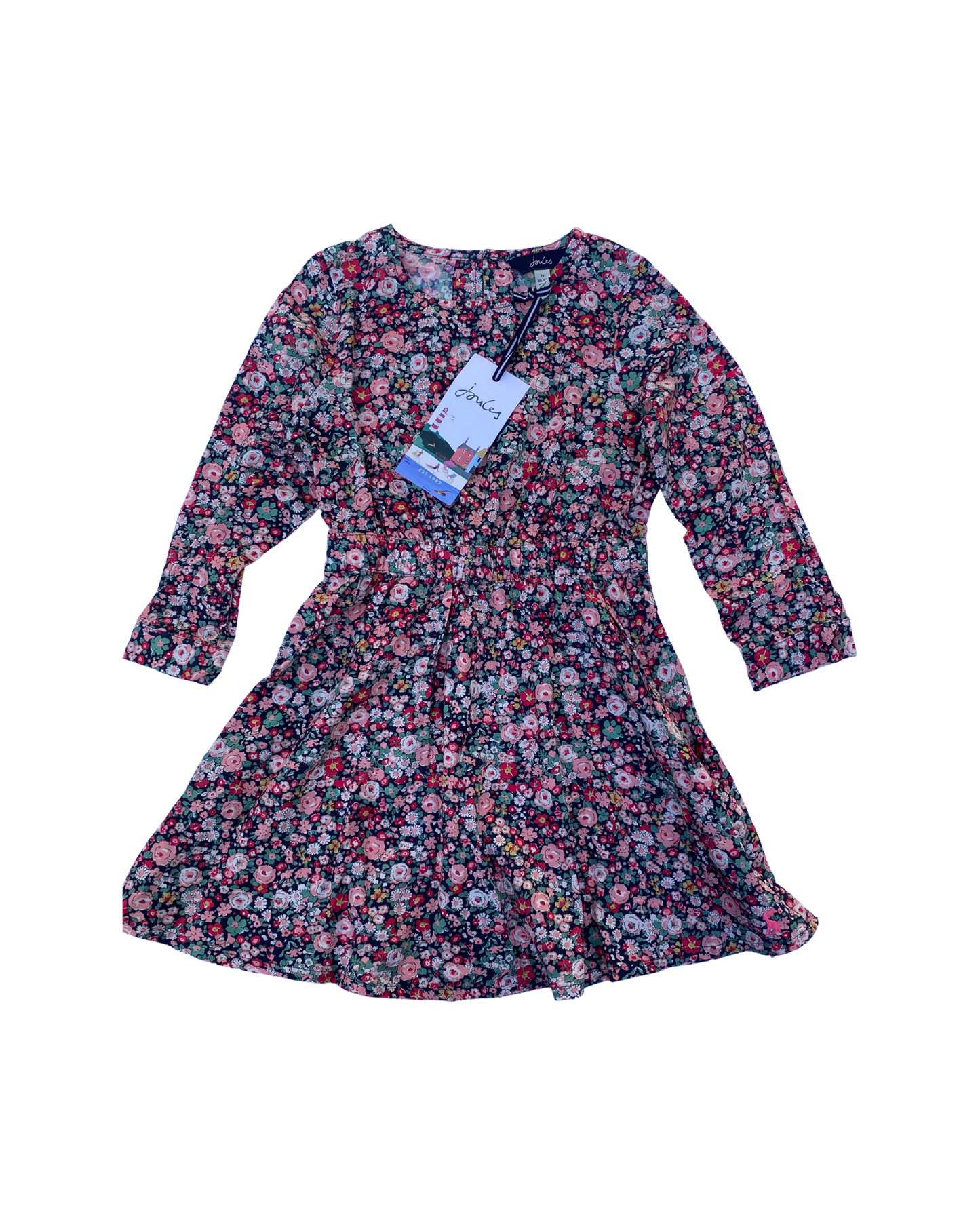 Joules floral print dress (size 2-3yrs)